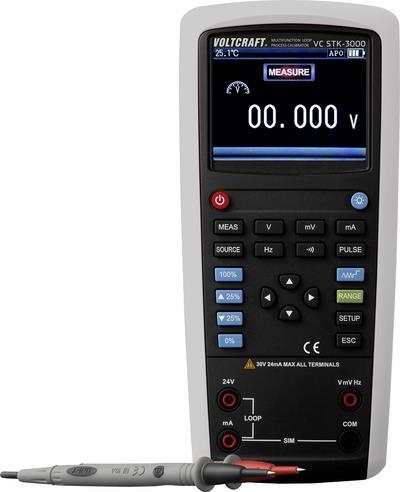 VOLTCRAFT VC STK-3000 Kalibrator Spannung, Strom, Frequenz 6x Mignon-Akku AA (enthalten) (VC-11947165)