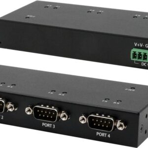 EXSYS GmbH USB 2.0 zu 4S RS-232, Metallgehäuse (EX-13074HM)