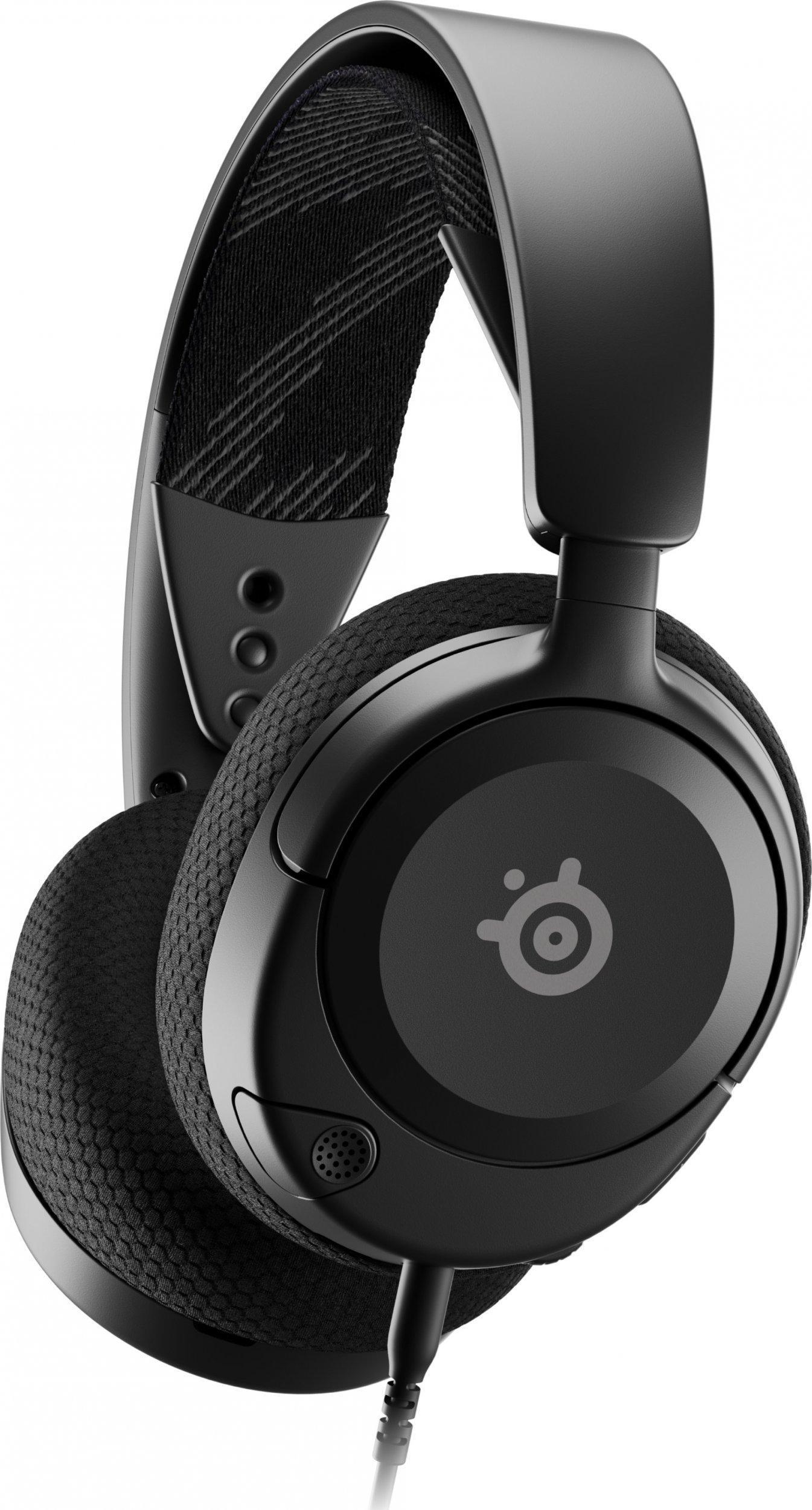 SteelSeries Arctis Nova 1 - Headset - ohrumschließend - kabelgebunden - 3,5 mm Stecker - Schwarz - für Nintendo Switch, Sony PlayStation 4, Sony PlayStation 5