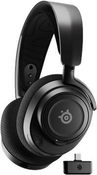 SteelSeries Arctis Nova 7 - Headset - ohrumschließend - Bluetooth / 2,4 GHz Funkfrequenz - kabellos - Schwarz - für Nintendo Switch, Sony PlayStation 5