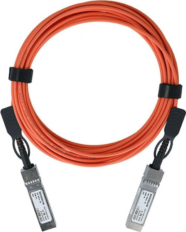 Kompatibles Edge Core ET5402-AOC-50M SFP+ BlueOptics Aktives Optisches Kabel (AOC), 10GBASE-SR, Ethernet, Infiniband, 50 Meter (ET5402-AOC-50M-BO)