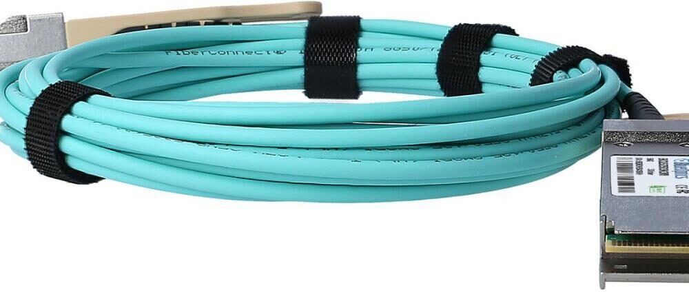 Kompatibles Avaya AA1404028-1M QSFP BlueOptics Aktives Optisches Kabel (AOC), 40GBASE-SR4, Ethernet, Infiniband FDR10, 1 Meter (AA1404028-1M-BO)