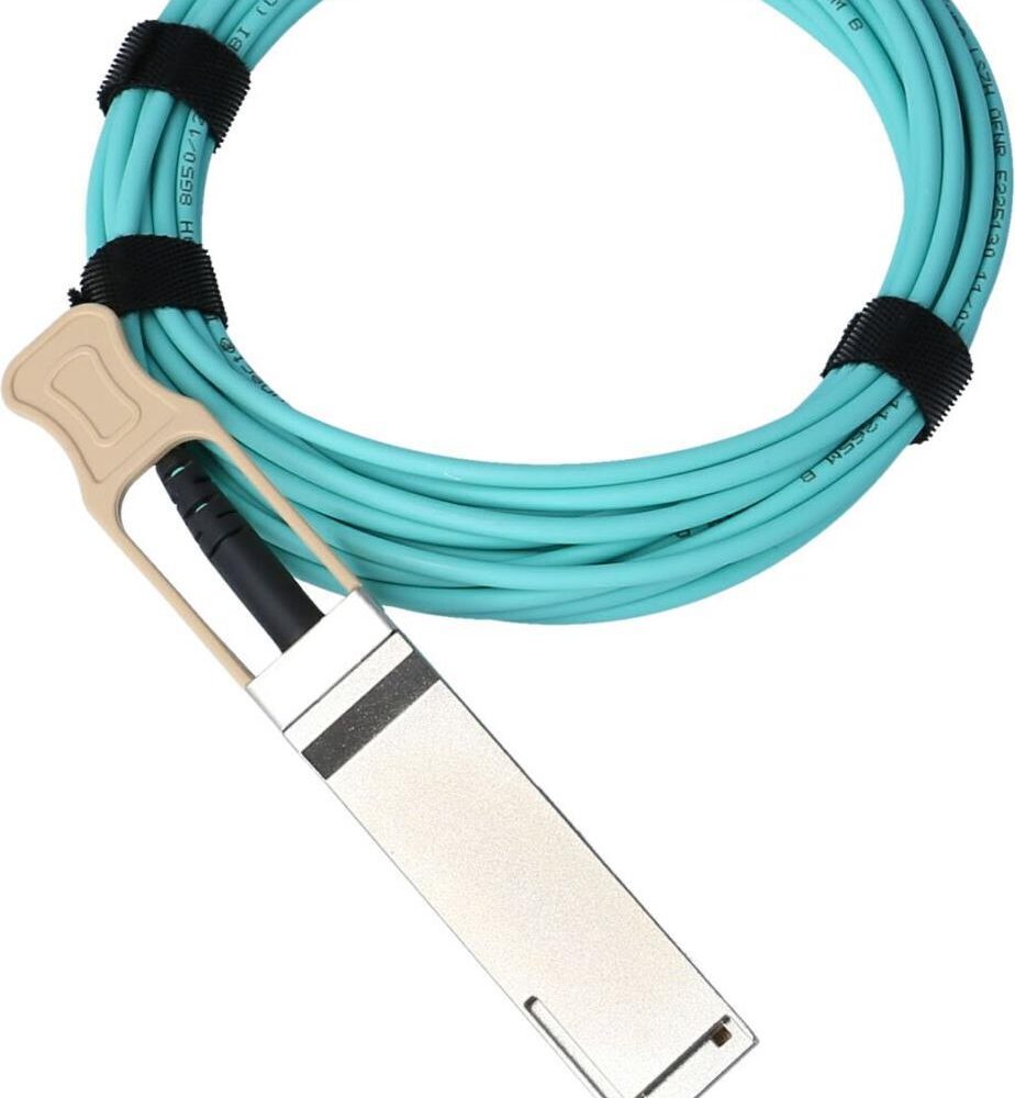 Kompatibles Avaya AA1404028-3M QSFP BlueOptics Aktives Optisches Kabel (AOC), 40GBASE-SR4, Ethernet, Infiniband FDR10, 3 Meter (AA1404028-3M-BO)