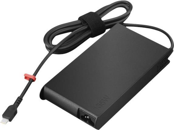 Lenovo ThinkPad - Netzteil - Wechselstrom 100-240 V - 135 Watt - Schwarz - für ThinkPad P16s Gen 1 21BT, 21BU