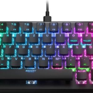 ROCCAT Gaming-Tastatur Vulcan II Mini, mechanische, lineare Tasten, schwarz (00215308)