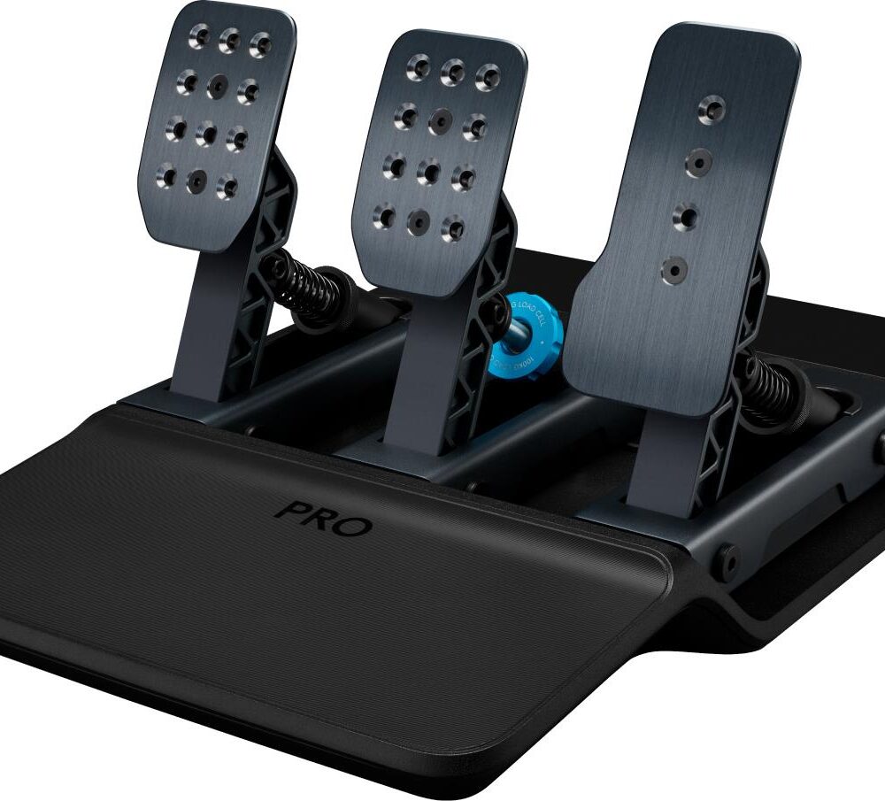 Logitech G PRO Racing Pedals Schwarz USB 2.0 Pedale Analog PC - Playstation - Xbox (941-000187)