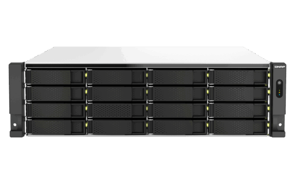 QNAP TS-H2287XU-RP - NAS-Server - 22 Schächte - Rack - einbaufähig - SATA 6Gb/s - RAID 0, 1, 5, 6, 10, 50, 60, JBOD - RAM 32GB - 2,5 Gigabit Ethernet / 10 Gigabit Ethernet - iSCSI Support - 3U (TS-H2287XU-RP-E2336-32G)