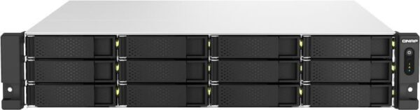 QNAP TS-h1887XU-RP NAS Rack (2U) Eingebauter Ethernet-Anschluss Schwarz - Weiß E-2334 (TS-H1887XU-RP-E2334-16G)