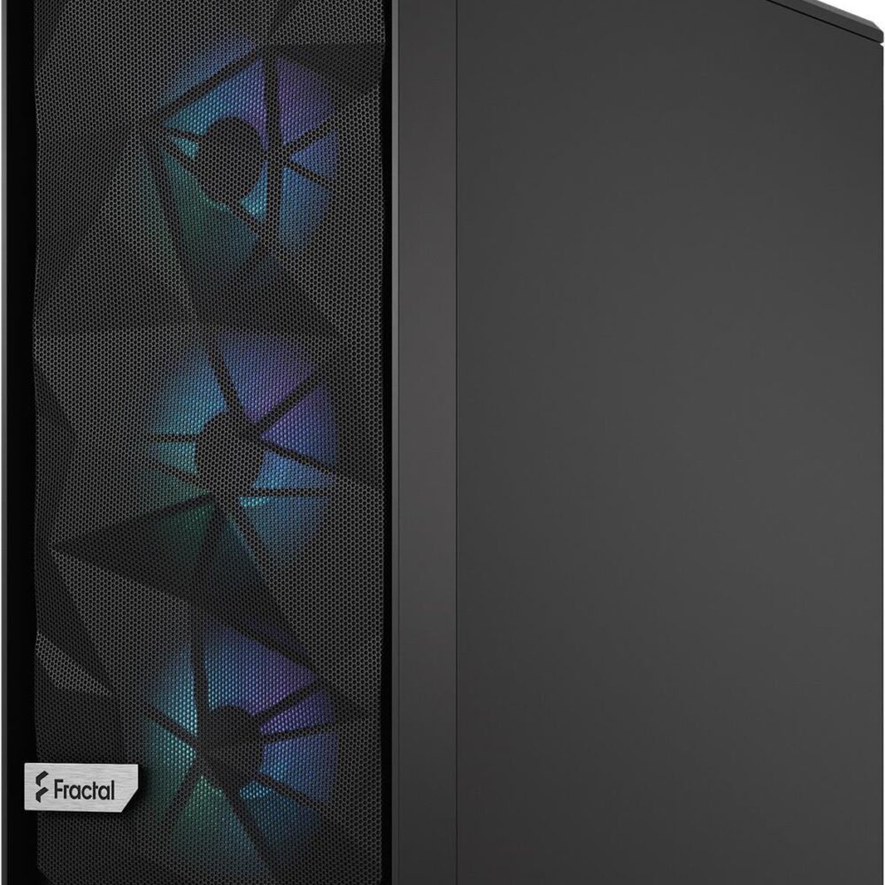 Fractal Design Meshify Meshify 2 Compact - Mid tower - ATX - Seitenteil mit Fenster (gehärtetes Glas) - keine Spannungsversorgung (ATX) - Black TG Light Tint - USB/Audio (FD-C-MES2C-06)