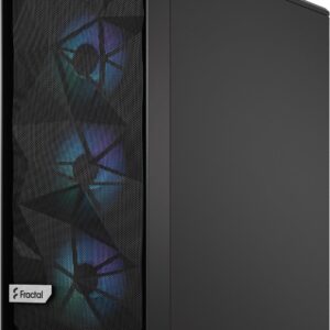 Fractal Design Meshify Meshify 2 Compact - Mid tower - ATX - Seitenteil mit Fenster (gehärtetes Glas) - keine Spannungsversorgung (ATX) - Black TG Light Tint - USB/Audio (FD-C-MES2C-06)