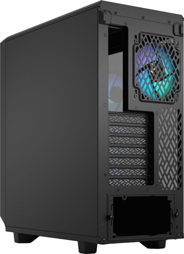 Fractal Design Meshify 2 Compact Lite - Mid tower - ATX - Seitenteil mit Fenster (gehärtetes Glas) - keine Spannungsversorgung (ATX) - Black TG Light Tint - USB/Audio (FD-C-MEL2C-05)