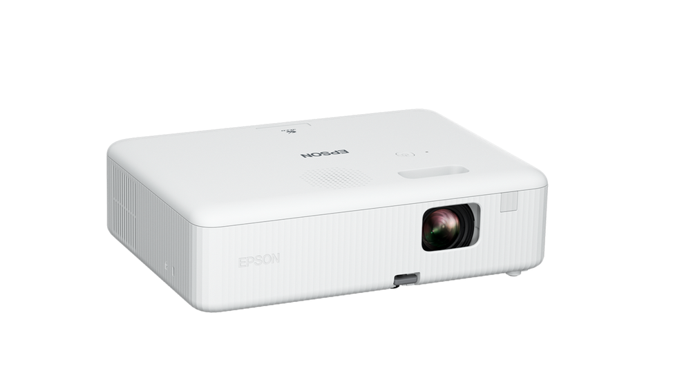 Epson CO-W01 - 3-LCD-Projektor - tragbar - 3000 lm (weiß) - 3000 lm (Farbe) - WXGA (1280 x 800) - 16:10 - Schwarz / Weiß (V11HA86040)