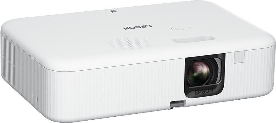 Epson CO-FH02 - 3-LCD-Projektor - tragbar - 3000 lm (weiß) - 3000 lm (Farbe) - 16:9 - 1080p - Schwarz / Weiß - Android TV (V11HA85040)