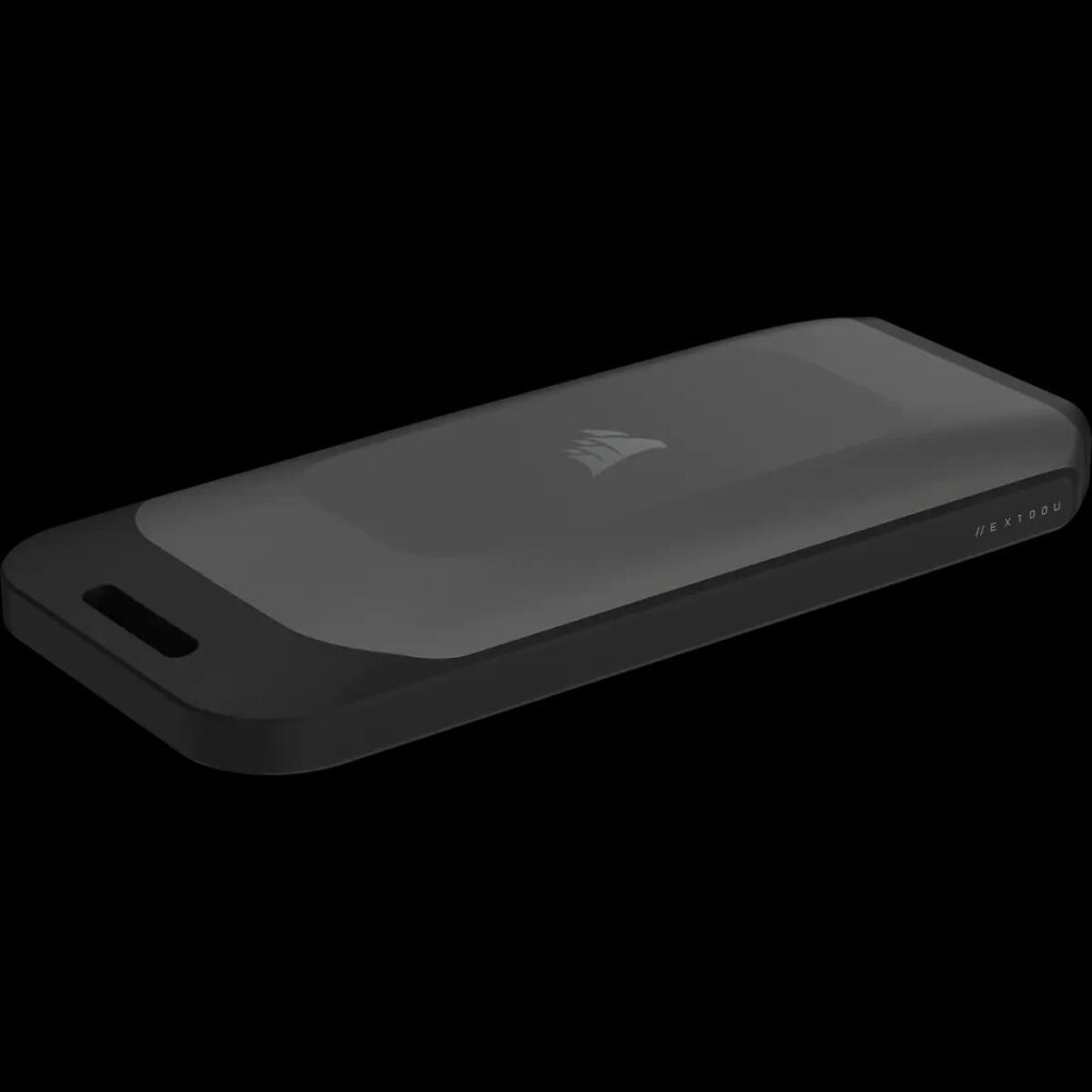CORSAIR EX100U - SSD - 4TB - extern (tragbar) - USB 3,2 Gen 2x2 (USB-C Steckverbinder) (CSSD-EX100U4TB)
