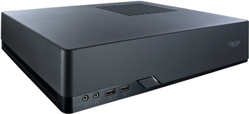 Fractal Design Node 202 - Kompaktes Chassis - Mini-ITX 450 Watt (SFX12V) - Schwarz - USB/Audio (FD-MCA-NODE-202-AB-EU)