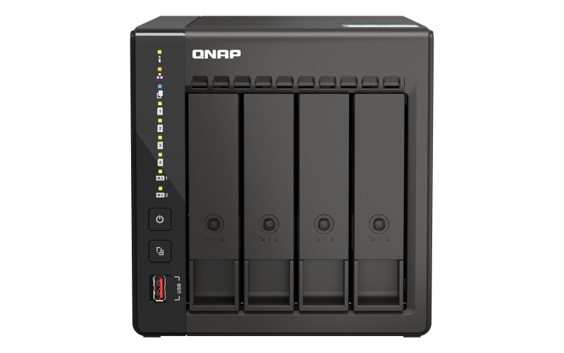 QNAP TS-453E - NAS-Server - SATA 6Gb/s - RAID 0, 5, 6, 10 - RAM 8GB - iSCSI Support (TS-453E-8G)