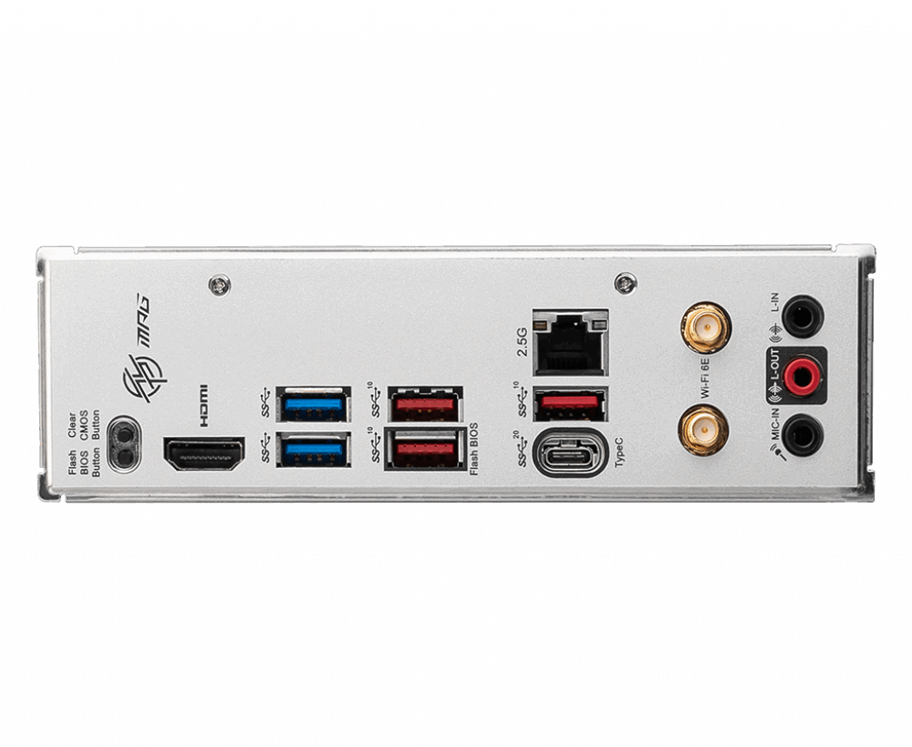 MSI MPG B650I EDGE WIFI - Motherboard - Mini-ITX - Socket AM5 - AMD B650 Chipsatz - USB 3,2 Gen 1, USB 3,2 Gen 2, USB-C 3,2 Gen2, USB-C 3,2 Gen 2x2 - 2,5 Gigabit LAN, Wi-Fi, Bluetooth - Onboard-Grafik (CPU erforderlich) - HD Audio (8-Kanal) (7D73-001R)