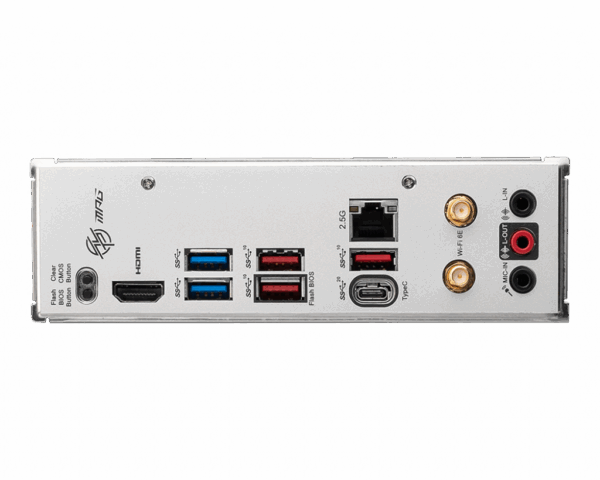 MSI MPG B650I EDGE WIFI - Motherboard - Mini-ITX - Socket AM5 - AMD B650 Chipsatz - USB 3,2 Gen 1, USB 3,2 Gen 2, USB-C 3,2 Gen2, USB-C 3,2 Gen 2x2 - 2,5 Gigabit LAN, Wi-Fi, Bluetooth - Onboard-Grafik (CPU erforderlich) - HD Audio (8-Kanal) (7D73-001R)