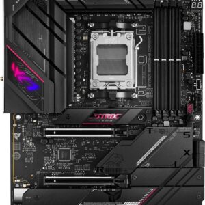 ASUS ROG Strix B650E-E Gaming WiFi - Motherboard - ATX - Socket AM5 - AMD B650 Chipsatz - USB-C 3,2 Gen 2x2, USB-C 3,2 Gen2, USB 3,2 Gen 2, USB 3,2 Gen 1 - 2,5 Gigabit LAN, Wi-Fi 6, Bluetooth - Onboard-Grafik (CPU erforderlich) - HD Audio (8-Kanal) (90MB1BB0-M0EAY0)