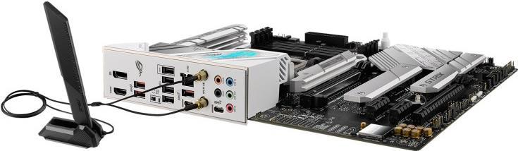 ASUS ROG STRIX B650-A GAMING WIFI - Motherboard - ATX - Socket AM5 - AMD B650 Chipsatz - USB-C 3,2 Gen 2x2, USB-C 3,2 Gen2, USB 3,2 Gen 2, USB 3,2 Gen 1 - 2,5 Gigabit LAN, Wi-Fi 6, Bluetooth - Onboard-Grafik (CPU erforderlich) - HD Audio (8-Kanal) (90MB1BP0-M0EAY0)