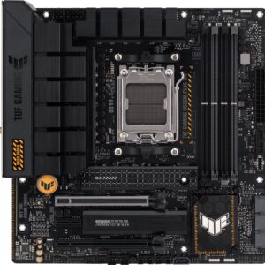 ASUS TUF Gaming B650M-Plus WIFI - Motherboard - micro ATX - Socket AM5 - AMD B650 Chipsatz - USB-C 3,2 Gen 2x2, USB 3,1 Gen 2, USB 3,2 Gen 2, USB-C 3,2 Gen 1 - 2,5 Gigabit LAN, Bluetooth - Onboard-Grafik (CPU erforderlich) - HD Audio (8-Kanal) (90MB1BF0-M0EAY0)