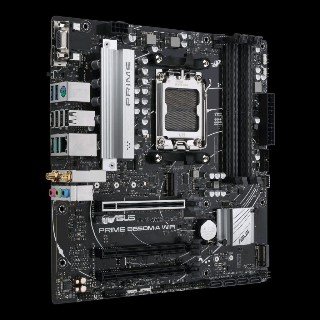 ASUS Prime B650M-A-CSM - Motherboard - Sockel AMD AM5 - H610 Chipsatz - Onboard-Grafik (CPU erforderlich) - HD Audio (8-Kanal) (90MB1C10-M0EAYC)