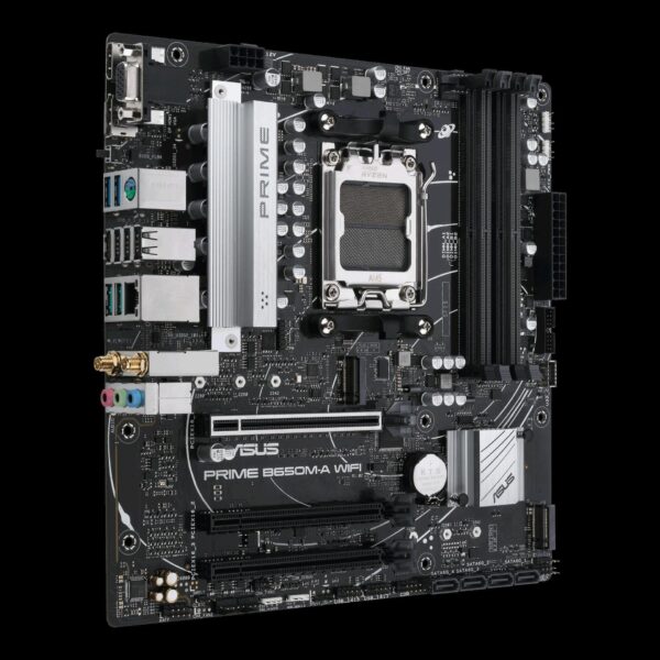 ASUS Prime B650M-A-CSM - Motherboard - Sockel AMD AM5 - H610 Chipsatz - Onboard-Grafik (CPU erforderlich) - HD Audio (8-Kanal) (90MB1C10-M0EAYC)