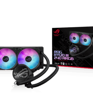 ASUS ROG RYUO III 240 ARGB - Prozessor-Flüssigkeitskühlsystem - Kühlergröße: 240 mm - (für: LGA1156, LGA1155, LGA1150, LGA1151, AM4, LGA1200, LGA1700, AM5) - Kupfersockel - 120 mm - Schwarz (90RC00J1-M0UAY0)