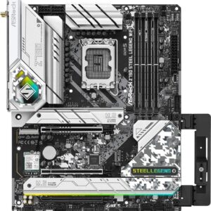 ASRock Z790 Steel Legend WiFi - Motherboard - ATX - LGA1700-Sockel - Z790 Chipsatz - USB 3,2 Gen 1, USB 3,2 Gen 2, USB-C 3,2 Gen2, USB-C 3,2 Gen 2x2 - Bluetooth, 2,5 Gigabit LAN, Wi-Fi 6 - Onboard-Grafik (CPU erforderlich) - HD Audio (8-Kanal) (90-MXBKD0-A0UAYZ)