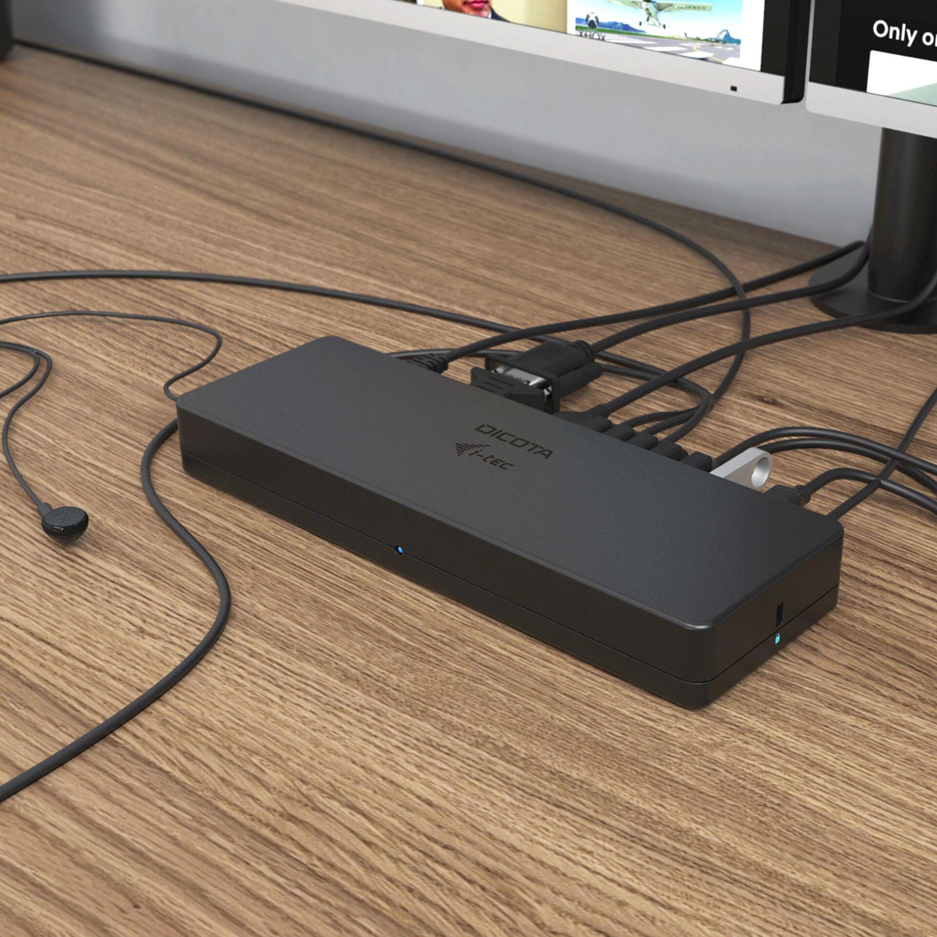DICOTA i-tec - Dockingstation - USB3.0 - DVI, HDMI - GigE (D31950)