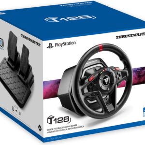 ThrustMaster T128 - Lenkrad- und Pedale-Set - kabelgebunden - für PC, Sony PlayStation 4, Sony PlayStation 5