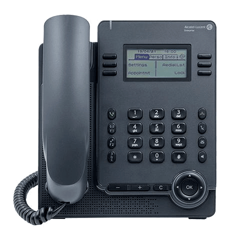 Alcatel-Lucent Enterprise ALE-20 Essential DeskPhone - VoIP-Telefon - Grau (3ML37020BB)