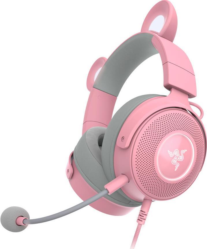 Razer Kraken Kitty V2 Pro Kopfhörer Kabelgebunden Kopfband Gaming USB Typ-A Pink (RZ04-04510200-R3M1)