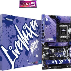 ASRock Z790 LiveMixer - Motherboard - ATX - LGA1700-Sockel - Z790 Chipsatz - USB 3,2 Gen 1, USB 3,2 Gen 2, USB-C 3,2 Gen2, USB-C 3,2 Gen 2x2 - 2,5 Gigabit LAN - Onboard-Grafik (CPU erforderlich) - High Definition Audio (7,1-Channel) (90-MXBK10-A0UAYZ)