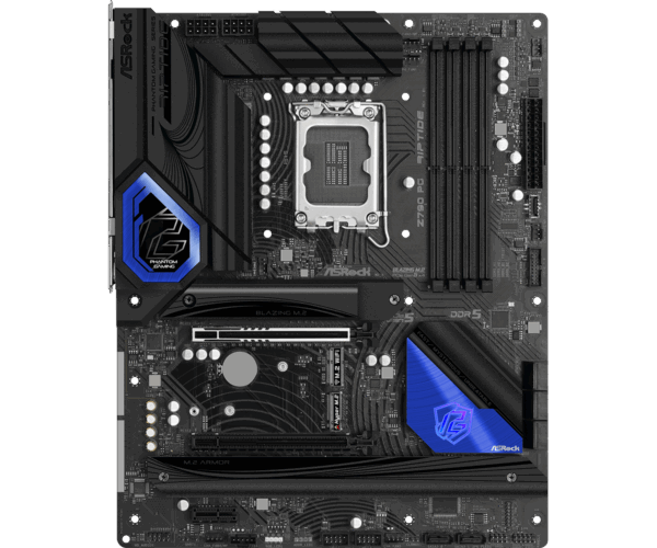 ASRock Z790 PG Riptide - Motherboard - ATX - LGA1700-Sockel - Z790 Chipsatz - USB 3,2 Gen 1, USB 3,2 Gen 2, USB-C 3,2 Gen 2x2, USB-C 3,2 Gen 1 - 2,5 Gigabit LAN - Onboard-Grafik (CPU erforderlich) - High Definition Audio (7,1-Channel) (90-MXBJX0-A0UAYZ)