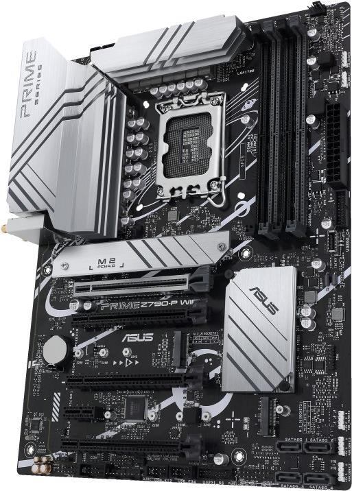 ASUS Prime Z790-P WIFI - Motherboard - ATX - LGA1700-Sockel - Z790 Chipsatz - USB-C 3,2 Gen 2x2, USB 3,2 Gen 1, USB 3,2 Gen 2, USB-C Gen2 - 2,5 Gigabit LAN, Wi-Fi 6, Bluetooth - Onboard-Grafik (CPU erforderlich) - HD Audio (8-Kanal) (90MB1CJ0-M0EAY0)