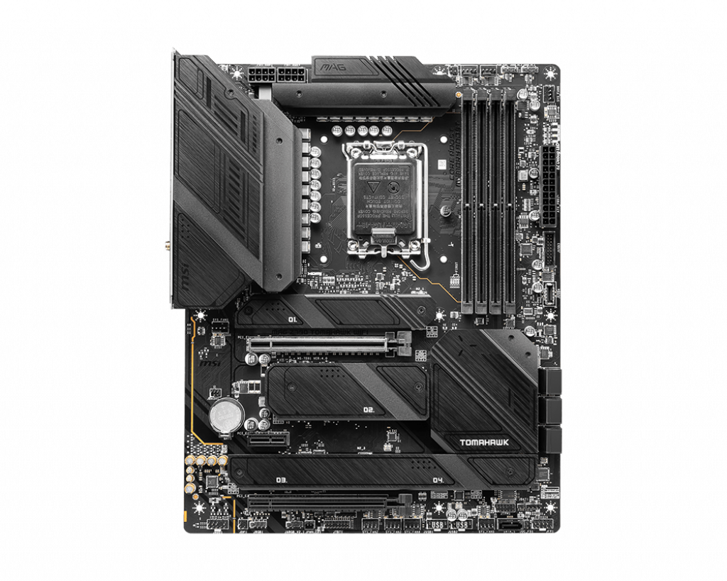 MSI MAG Z790 Tomahawk WIFI - Motherboard - ATX - LGA1700-Sockel - Z790 Chipsatz - USB-C Gen2, USB 3,2 Gen 1, USB 3,2 Gen 2, USB-C Gen 2x2 - 2,5 Gigabit LAN, Wi-Fi, Bluetooth - Onboard-Grafik (CPU erforderlich) - HD Audio (8-Kanal) (7D91-009R)