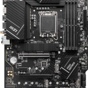 MSI PRO Z790-P WIFI - Motherboard - ATX - LGA1700-Sockel - Z790 Chipsatz - USB 3,2 Gen 1, USB 3,2 Gen 2, USB-C 3,2 Gen2, USB-C 3,2 Gen 2x2 - 2,5 Gigabit LAN, Wi-Fi, Bluetooth - Onboard-Grafik (CPU erforderlich) - HD Audio (8-Kanal) (7E06-001R)