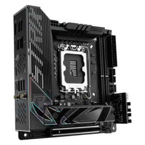 ASUS ROG STRIX Z790-I GAMING WIFI - Motherboard - Mini-ITX - LGA1700-Sockel - Z790 Chipsatz - USB 3,2 Gen 1, USB 3,2 Gen 2, USB4, USB-C 3,2 Gen2, USB-C 3,2 Gen 2x2 - 2,5 Gigabit LAN, Wi-Fi, Bluetooth - Onboard-Grafik (CPU erforderlich) (90MB1CM0-M0EAY0)