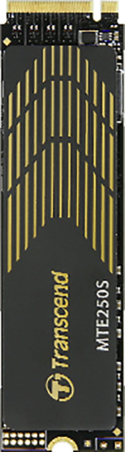 Transcend MTE250S - SSD - 2TB - intern - M.2 2280 (doppelseitig) - PCIe 4,0 x4 (NVMe) (TS2TMTE250S)