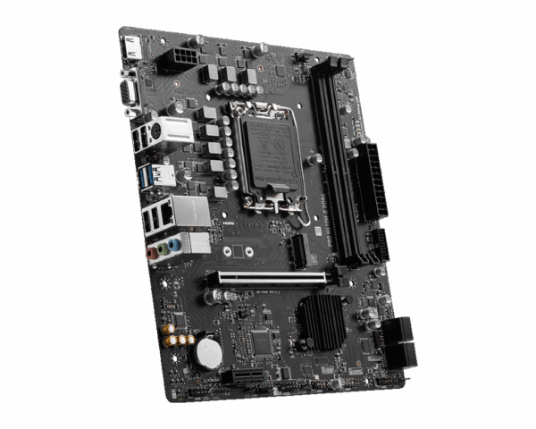 MSI PRO H610M-E DDR4 - Motherboard - micro ATX - LGA1700-Sockel - H610 Chipsatz - USB 3,2 Gen 1 - Gigabit LAN - Onboard-Grafik (CPU erforderlich) - HD Audio (8-Kanal) (7D48-001R)