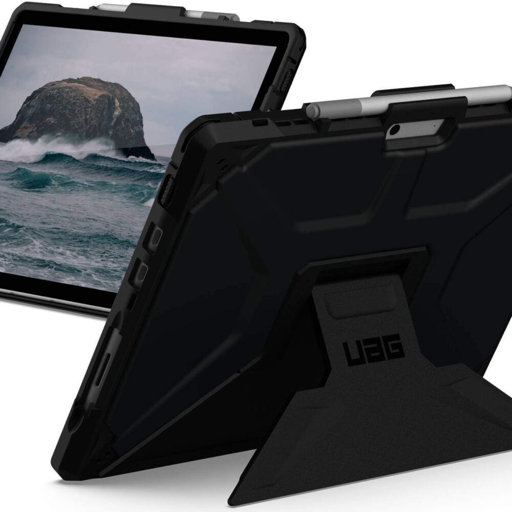 Urban Armor Gear UAG Rugged Case for Surface Pro 9, 10, 11 Metropolis SE (Antimicrobial) - Black - Bulk Poly Bag - Hintere Abdeckung für Tablet - Schwarz - für Microsoft Surface Pro 9, 10, 11 (324015B14040)