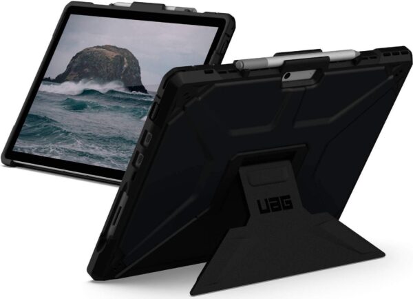 Urban Armor Gear UAG Rugged Case for Surface Pro 9, 10, 11 Metropolis SE (Antimicrobial) - Black - Bulk Poly Bag - Hintere Abdeckung für Tablet - Schwarz - für Microsoft Surface Pro 9, 10, 11 (324015B14040)
