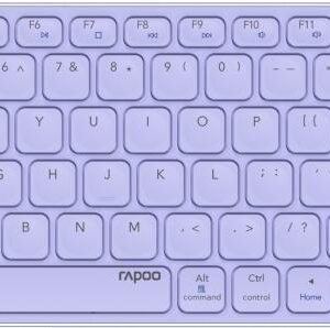 Rapoo E9700M Tastatur RF Wireless + Bluetooth QWERTZ Deutsch Lila (00215396)