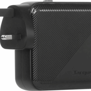 Targus - Netzteil - GaN - 100 Watt - PD - 4 Ausgabeanschlussstellen (2 x USB-C, 2 x 9-polige USB Typ A) - Schwarz (APA109GL)