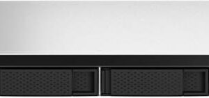 QNAP TS-464 - NAS-Server - 4 Schächte - Rack - einbaufähig - SATA 6Gb/s - RAID 0, 1, 5, 10, JBOD - RAM 8GB - iSCSI Support - 1U (TS-464U-8G)