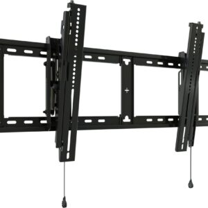 Chief FIT Series - Befestigungskit (Wandmontage, Ständer) - erweiterte Neigung - für LCD-Display - Querformat - Schwarz - Bildschirmgröße: 109.2-215.9 cm (43"-85") - für P/N: CSMP9X12, CSSMP15X10, PAC526, PACSBM
