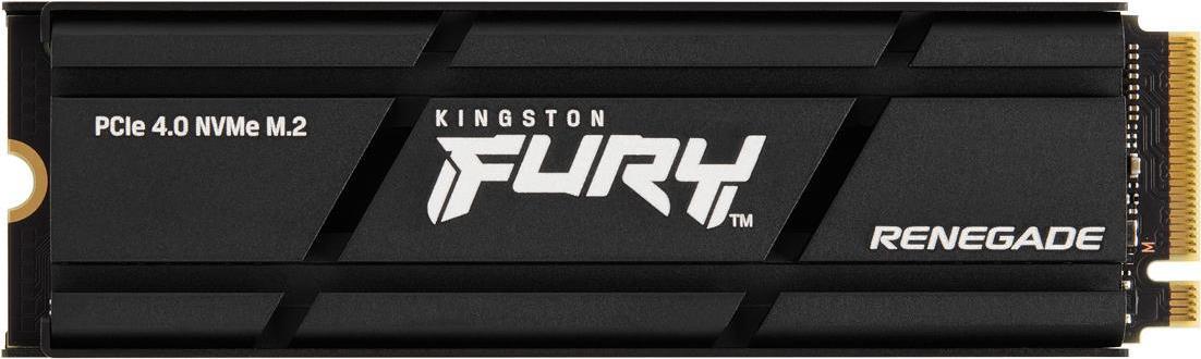 Kingston FURY Renegade - SSD - 1TB - intern - M.2 2280 - PCIe 4,0 x4 (NVMe) - integrierter Kühlkörper (SFYRSK/1000G)