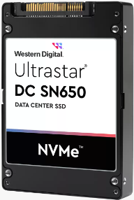 WD Ultrastar DC SN650 WUS5EA1A1ESP5E3 - SSD - 15,36TB - intern - 2.5" (6,4 cm) - U.3 PCIe 4,0 (NVMe) (0TS2375)
