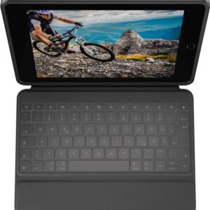 Logitech Rugged Folio - Tastatur und Foliohülle - Apple Smart connector - QWERTY - GB - Graphite (920-011206)